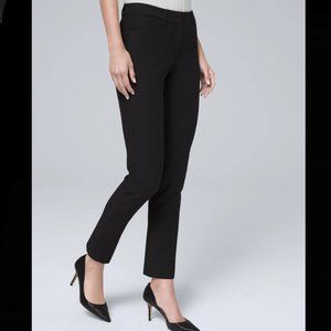 WHBM Black Comfort Stretch Slim Ankle Pant Size 2R